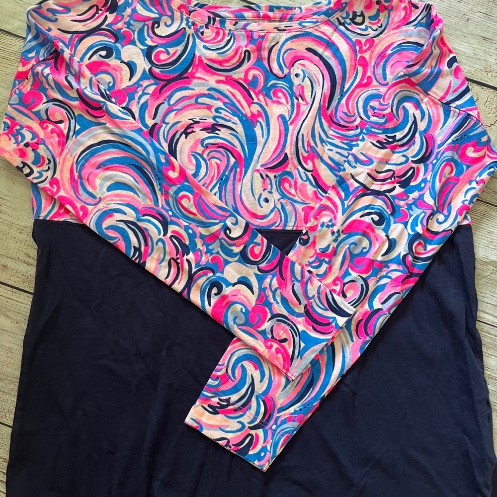 Lilly Pulitzer Long Sleeve Tee girls xl 12-14